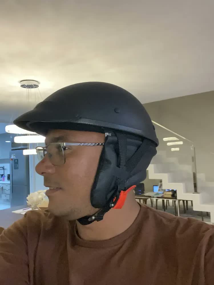 Capacete Aberto Coquinho Vintage Scooter Elétrica  Harley 883 Ccc019