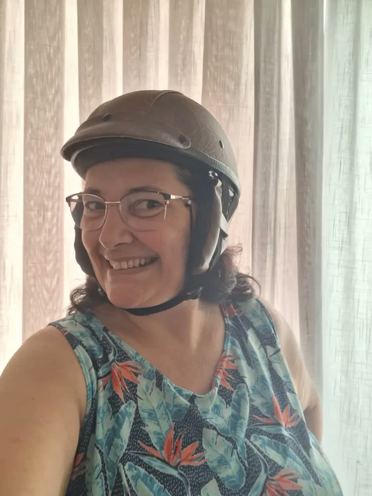 foto de Capacete Coquinho Patinete Moto Elétrico Scooter Old Ccc091