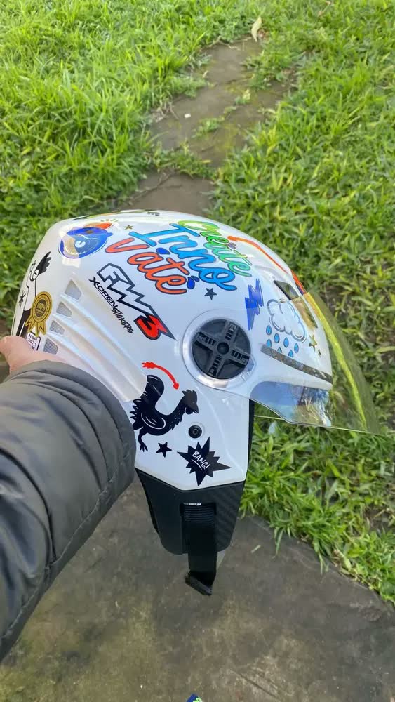 foto de Capacete Moto Aberto X Open Classic Premium Cor Preto Brilhante 60