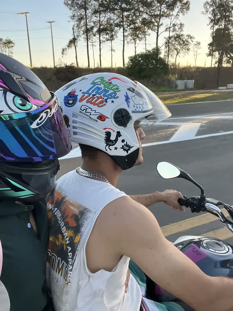 foto de Capacete Moto Aberto X Open Classic Premium Cor Preto Brilhante 60