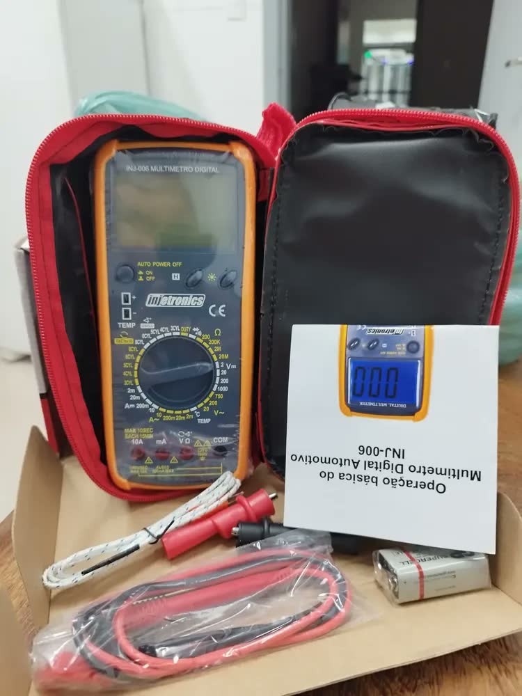 foto de Multimetro Digital Automotivo Injetronics Inj-006