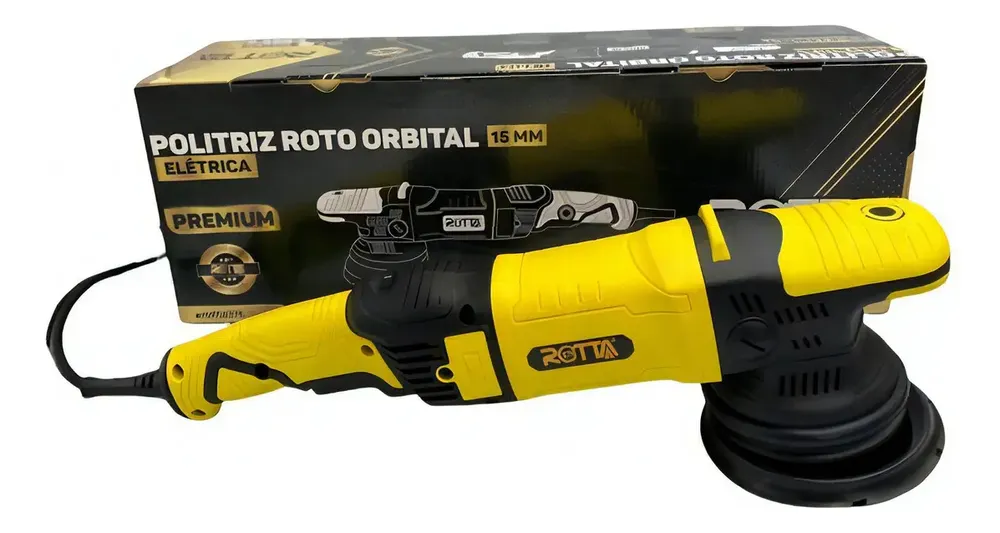Politriz ROTTA Roto Orbital Elétrica 15mm Profissional