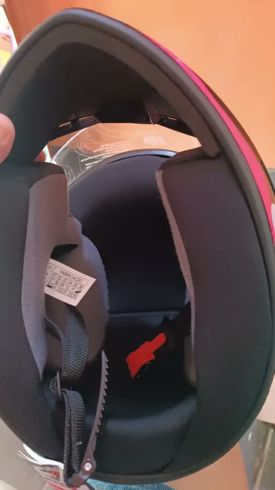 foto de Capacete Moto Ebf New Spark Black Edition Fechado Fosco +