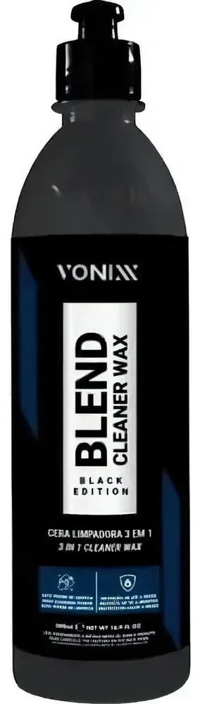 Cera Líquida Automotiva Vonixx Cleaner Wax 500ml Carros Escuros