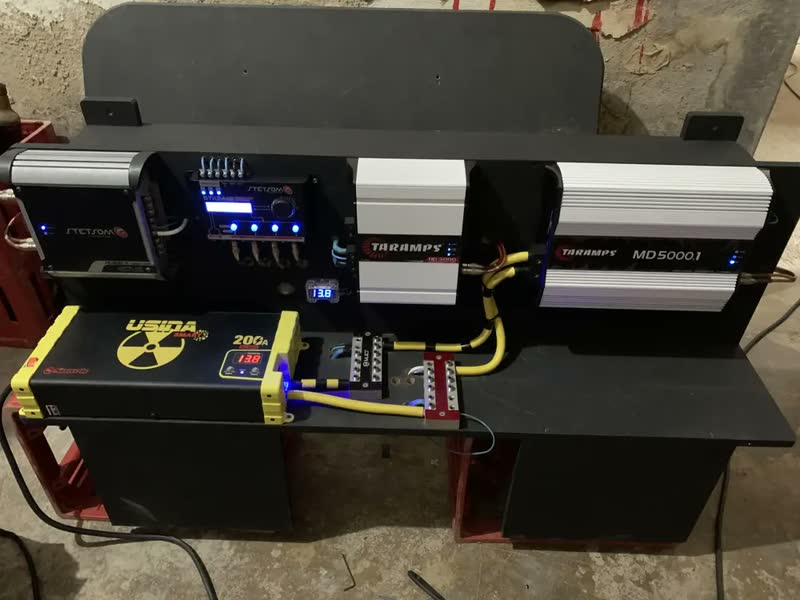 foto de Módulo Amplificador Taramps MD 5000.1 de 5000W RMS para Som Automotivo Mono 2 Ohms