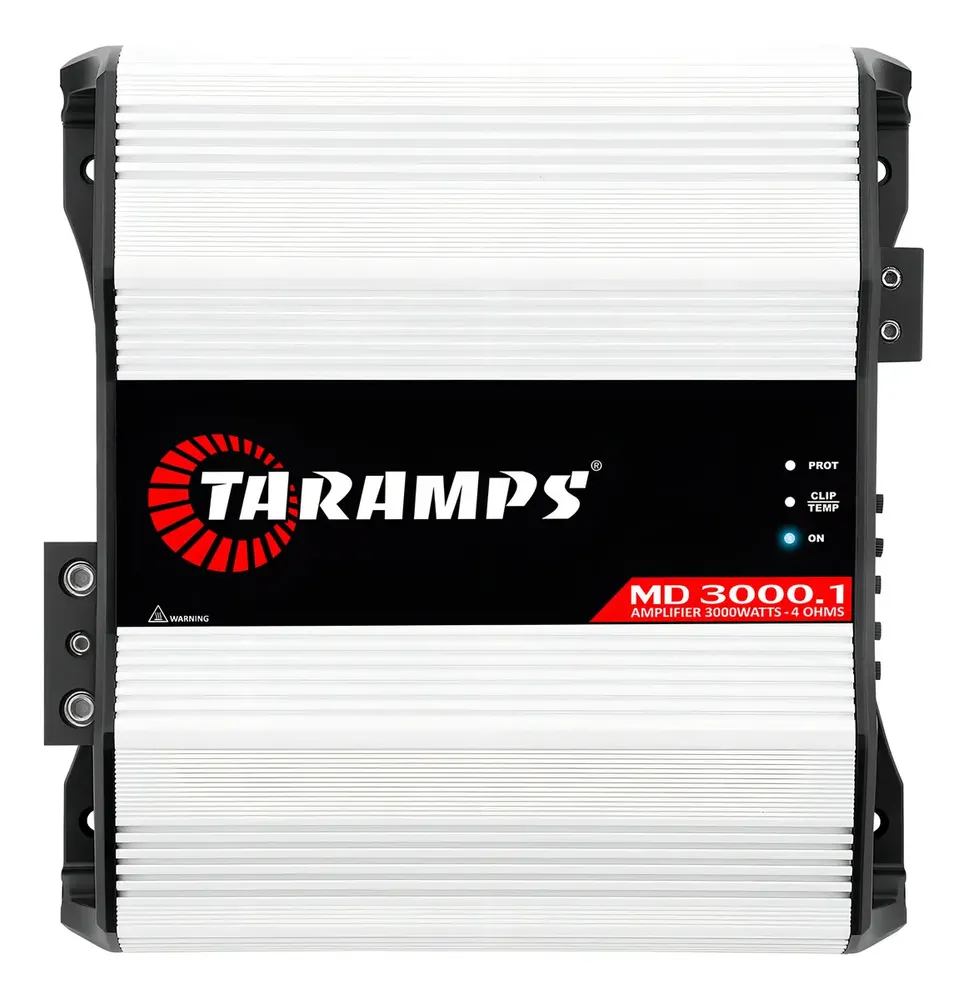 Amplificador Taramps MD 3000.1 Mono 3000W RMS para Som Automotivo
