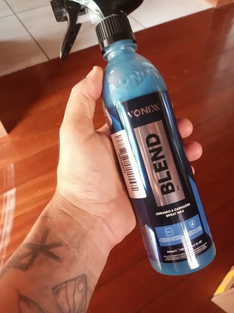 foto de Cera Líquida Blend Spray Carnaúba Vonixx 500ml com Toalha Microfibra
