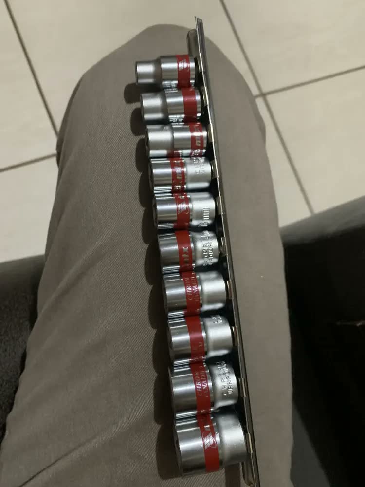 foto de Jogo Kit Chave Soquete Curto 3/8 Sextavado 8-19mm 10 Peças