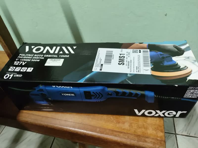 foto de Politriz Roto Orbital 15mm 5 Pol Voxer 900w Vonixx