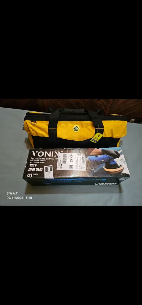foto de Politriz Roto Orbital 15mm 5 Pol Voxer 900w Vonixx
