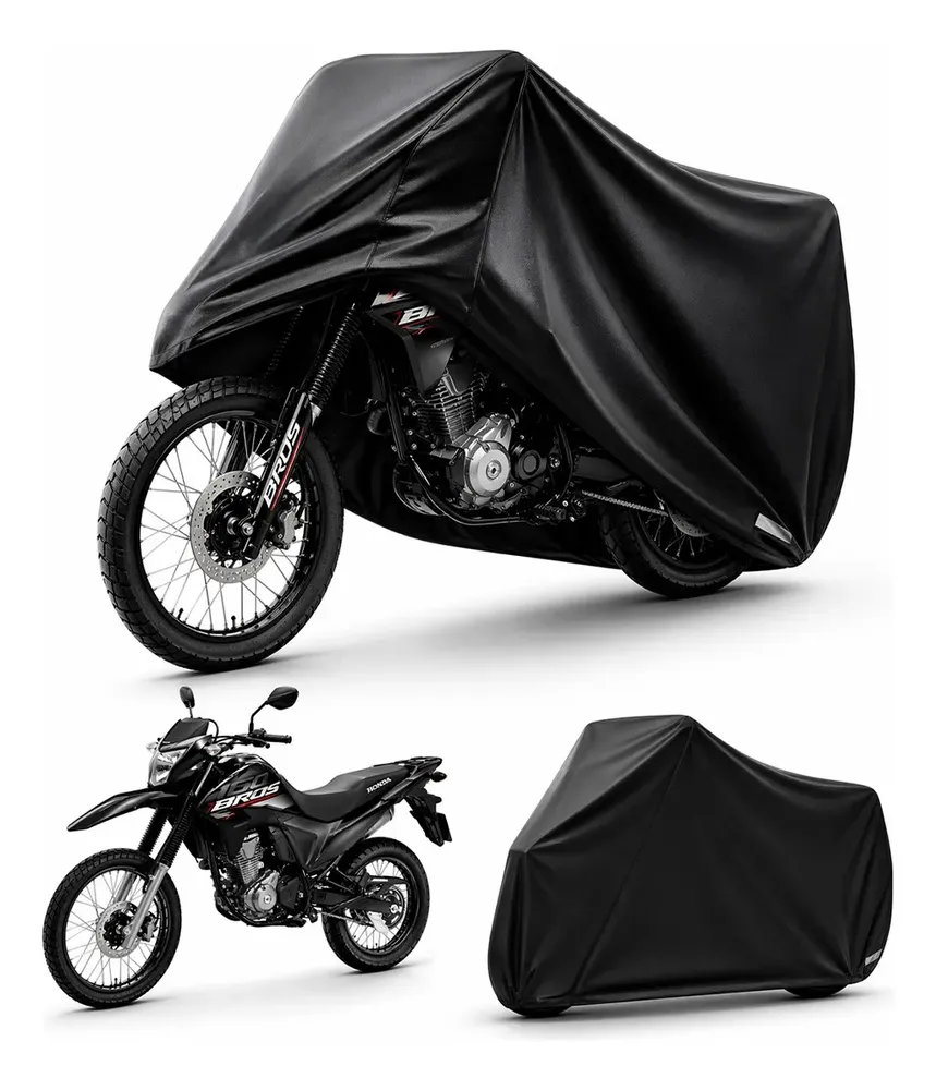 Lona Para Cobrir Moto Impermeável Proteção Contra Sol Chuva
