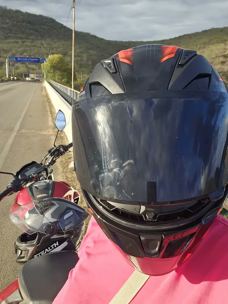 foto de Capacete Moto Asx City Start  Brilho Preto Cinza + Viseira