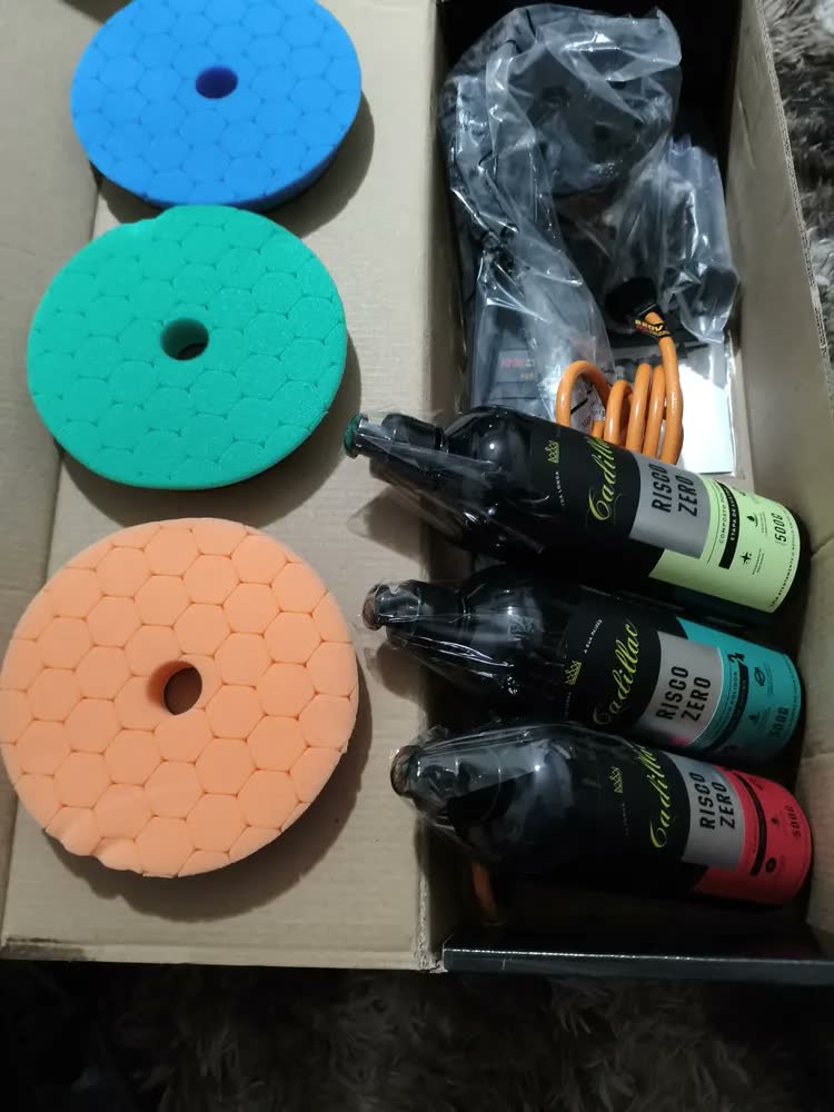 foto de Politriz Roto Orbital 15mm Rs 900w Kers + Kit Polimento