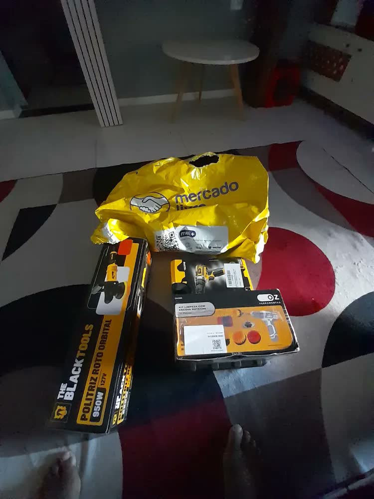 foto de Politriz Eletrica Roto Orbital 15mm 5 E 6 Pol 950w PRO950 The Black Tools
