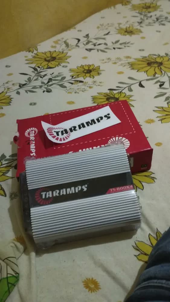 foto de Modulo Taramps Ts 800 Rms Ts800x4 2 Ohms Amplificador 800w Entrada Rca E Fio T800 4 Canais Som Automotivo