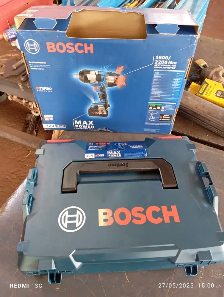 foto de Chave De Impacto Gds 1600 Hc 3/4'' Biturbo Bosch Sem Bateria