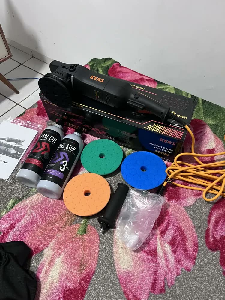 foto de Politriz Roto Orbital 15mm Rs 900w 60hz Kers + Brindes