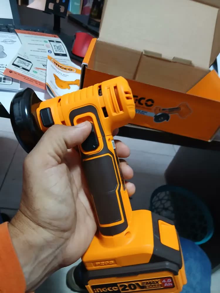 foto de Mini Esmerilhadeira 3'' Sem Bateria Cagli7601 Ingco
