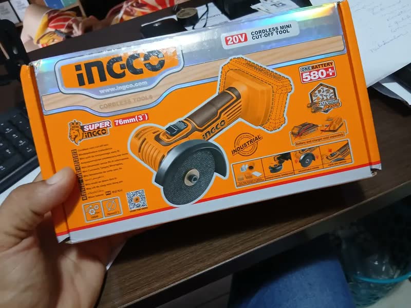 foto de Mini Esmerilhadeira 3'' Sem Bateria Cagli7601 Ingco