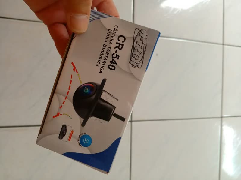 foto de Câmera de Ré Tartaruga H-Tech CR540 Ângulo 160° Resolução 1080p À Prova D'água