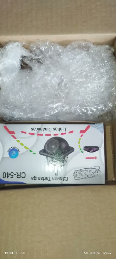 foto de Câmera de Ré Tartaruga H-Tech CR540 Ângulo 160° Resolução 1080p À Prova D'água