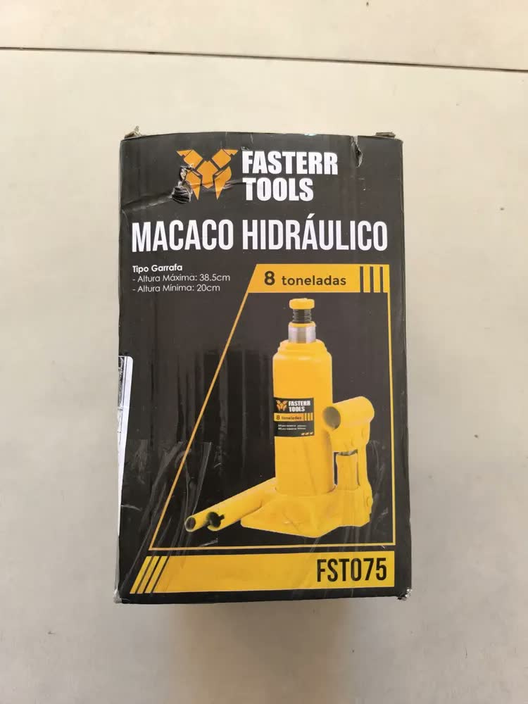 foto de Macaco Hidráulico Tipo Garrafa 8 Toneladas Fasterr Tools