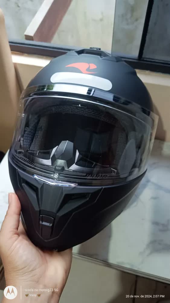 foto de Capacete Race Tech Signal Monocolor Preto Fosco