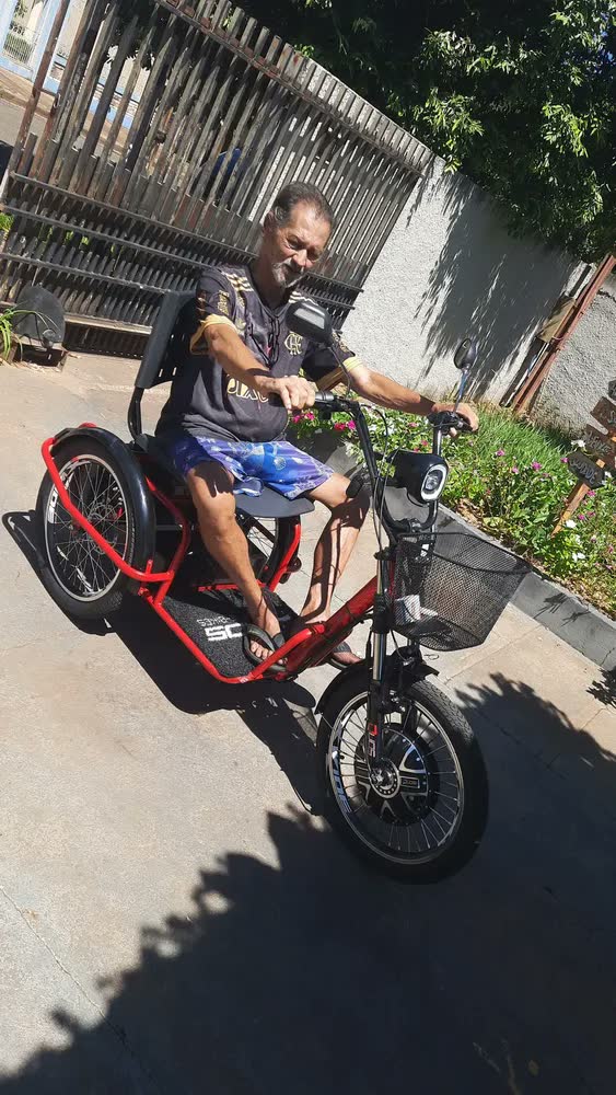 foto de Triciclo Elétrico Duos Confortável Motor 800w