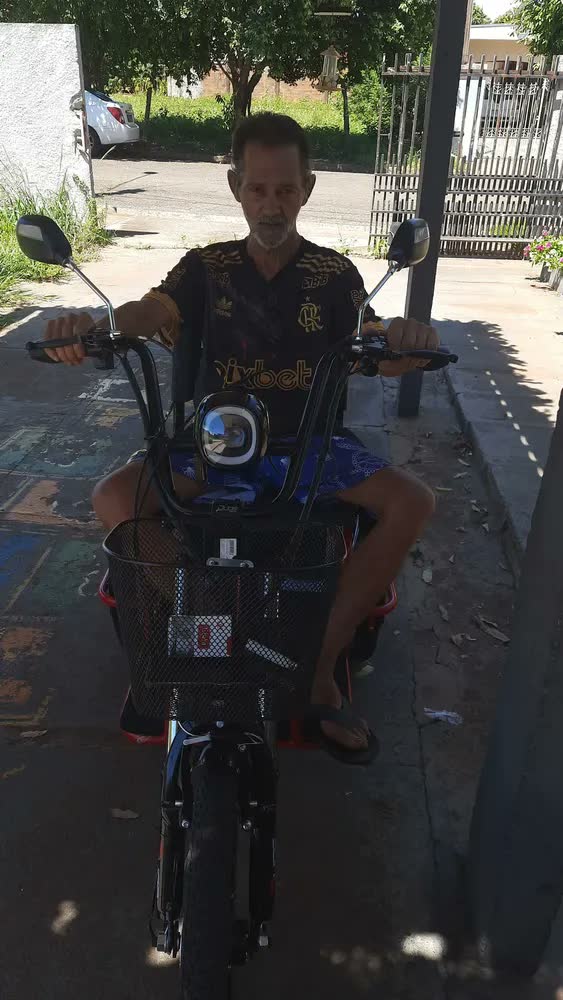 foto de Triciclo Elétrico Duos Confortável Motor 800w