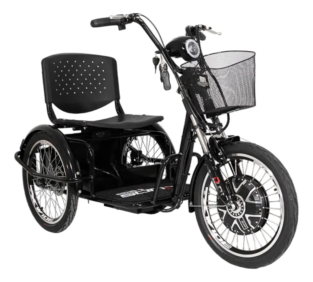 Triciclo Elétrico Duos Confortável Motor 800w