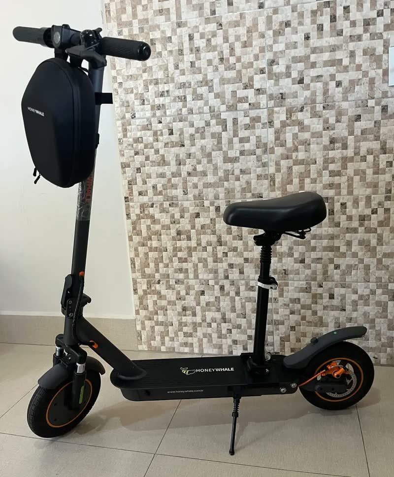 foto de Honeywhale M2 Max-b Patinete Eletrico Adulto, 500w Scooter Eletrica Com Motor(MAX), 32 Km Autonomia, 32 Km/h Velocidade Máxima , Honey Whale Patinete Elétrico Dobrável Com APP Bluetooth