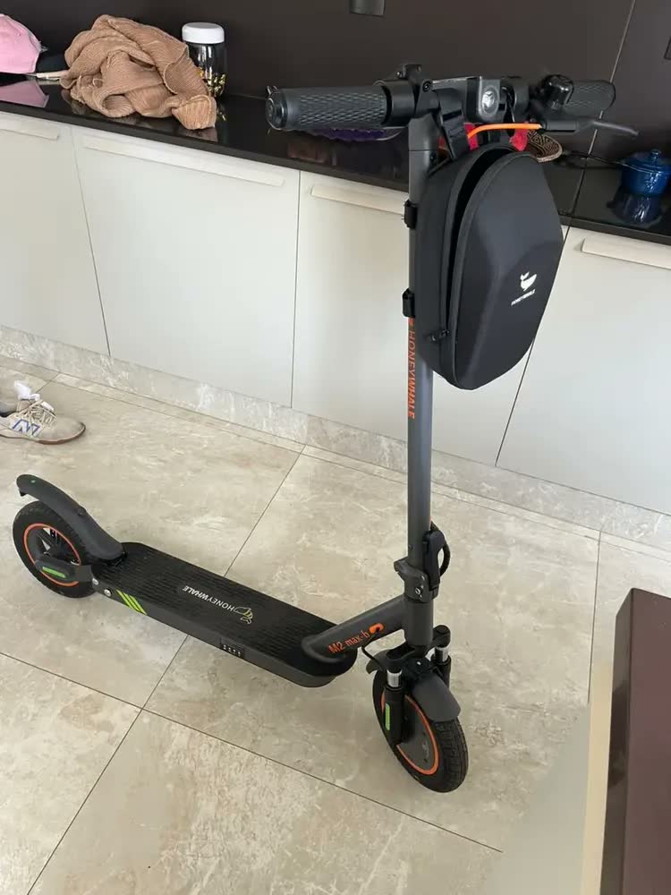foto de Honeywhale M2 Max-b Patinete Eletrico Adulto, 500w Scooter Eletrica Com Motor(MAX), 32 Km Autonomia, 32 Km/h Velocidade Máxima , Honey Whale Patinete Elétrico Dobrável Com APP Bluetooth