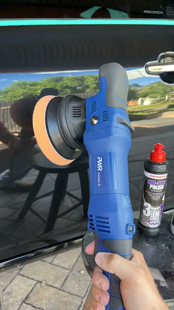 foto de Politriz Roto Orbital Pwr 5120 By Sigma Tools 5 Pol - 15mm 900w 60hz Cor Azul