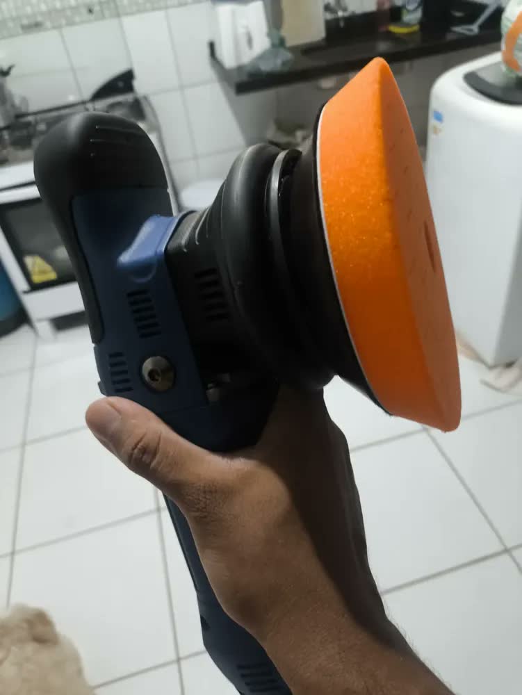 foto de Politriz Roto Orbital Pwr 5120 By Sigma Tools 5 Pol - 15mm 900w 60hz Cor Azul