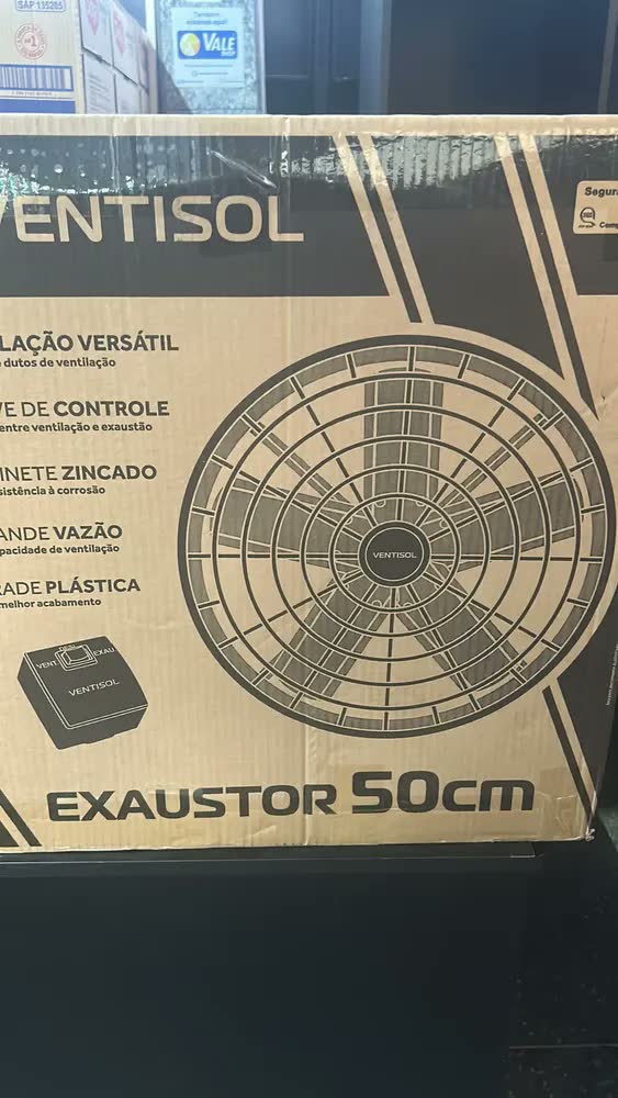 foto de Exaustor Industrial 50 Cm Alta Vazão Coifa P/cabine Pintura