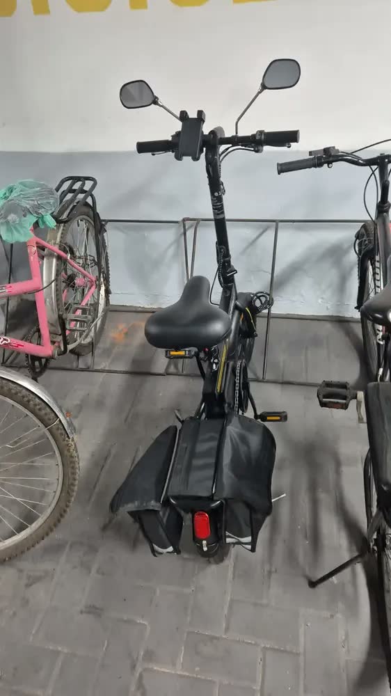 foto de Honeywhale B20 Bicicleta Elétrica, 440w-35km-25km/h-120kg, Scooter Motor-ebike-adulto-bike-autonomia-velocidade Máxima-carga-honey Whale-fat-dobravel, 14 Aro, Freios A Disco Dianteiros E Traseiros
