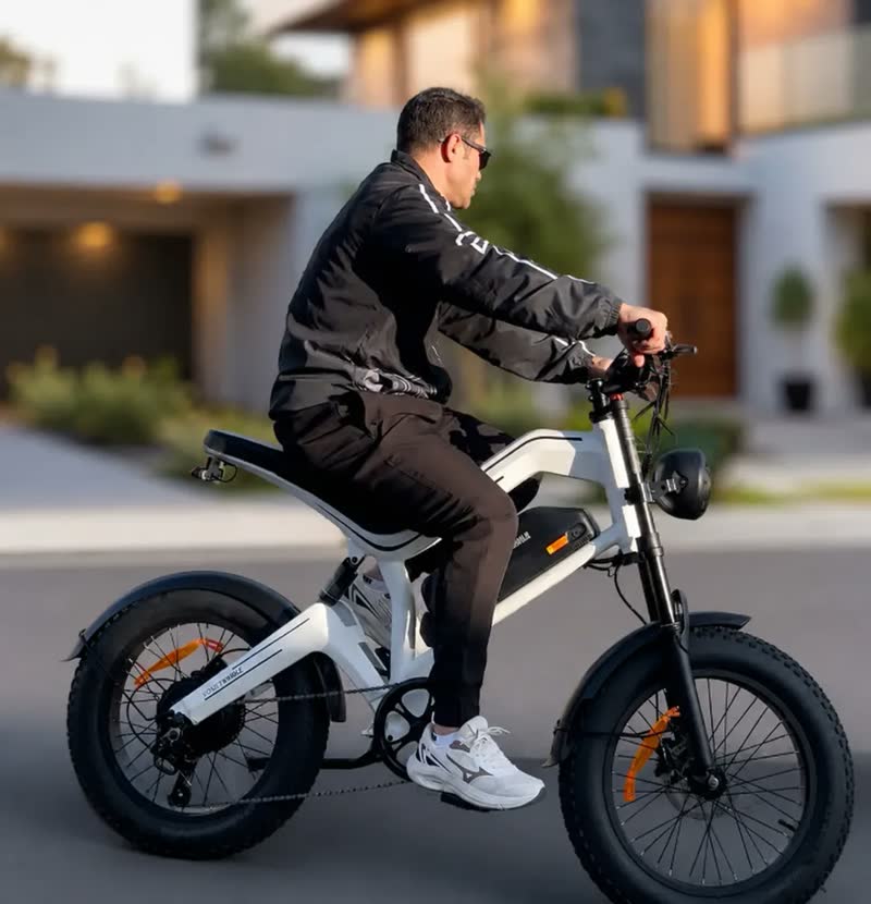 foto de Honeywhale K6 Pro Bicicleta Elétrica Adulto, 850w Bike Motor-max, 62km Autonomia, 55km/h Velocidade, Bateria Removível De 48v/15,6ah, Moto EBike De Montanha De 7 Velocidades, Honey Whale Preto