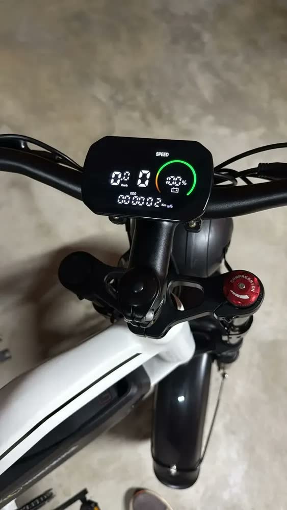 foto de Honeywhale K6 Pro Bicicleta Elétrica Adulto, 850w Bike Motor-max, 62km Autonomia, 55km/h Velocidade, Bateria Removível De 48v/15,6ah, Moto EBike De Montanha De 7 Velocidades, Honey Whale Preto