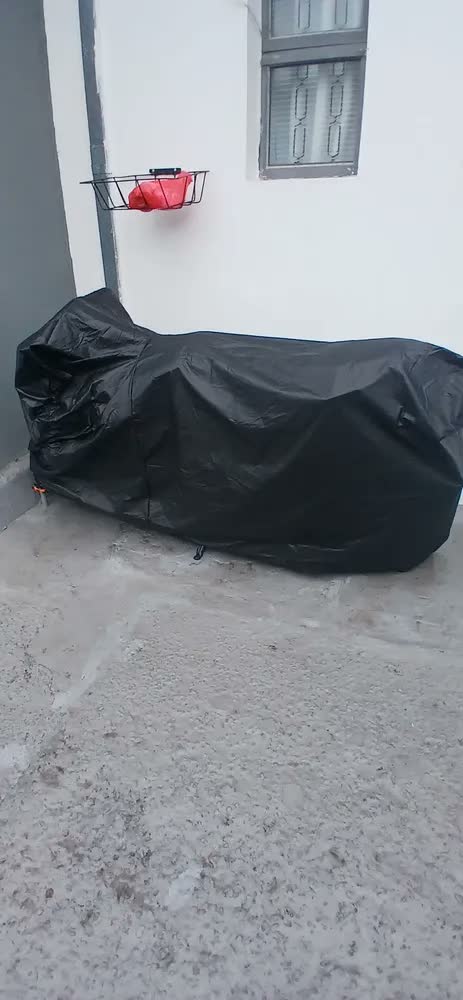 foto de Capa Para Moto Couro Forrada Impermeável Térmica Sol Chuva