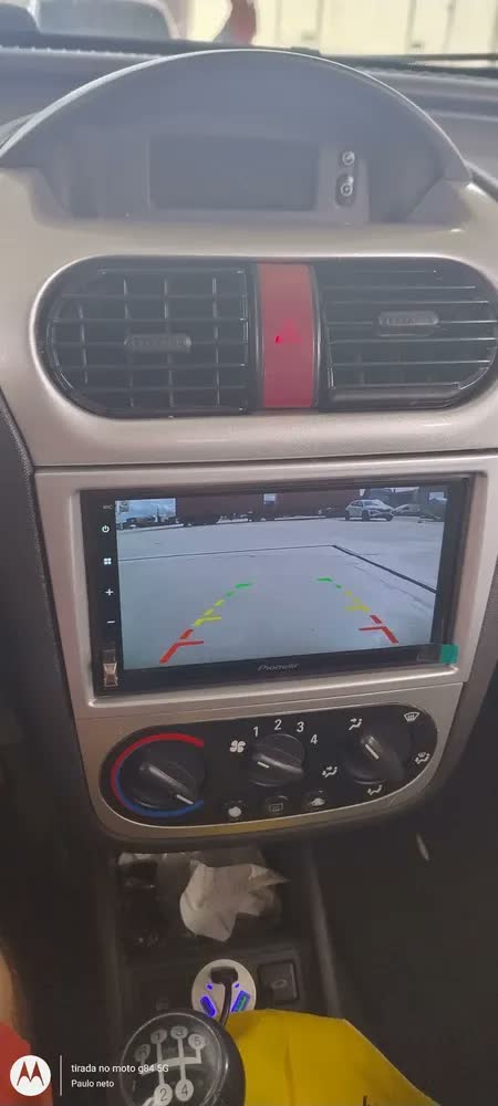 foto de Câmera De Ré Borboleta Hd Universal À Prova D’água Colorida 170° Noturna Compacta Fácil Instalação Rca Cabo 6m Segurança Estacionamento Carro Monitor Wmix Eletrônicos