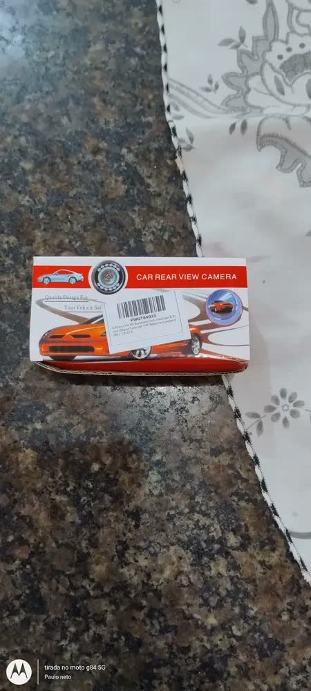 foto de Câmera De Ré Borboleta Hd Universal À Prova D’água Colorida 170° Noturna Compacta Fácil Instalação Rca Cabo 6m Segurança Estacionamento Carro Monitor Wmix Eletrônicos