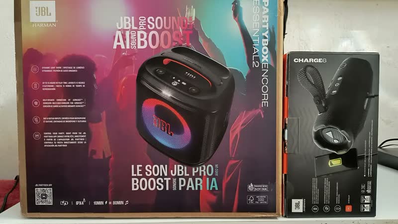 foto de Alto-falante Jbl Partybox Encore Essential 2 Party preto