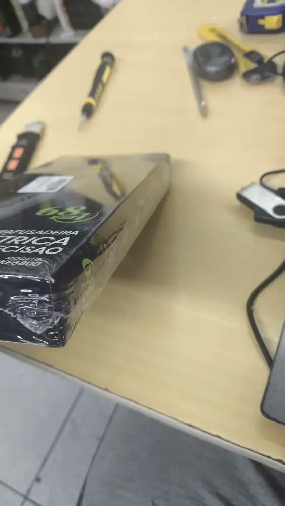 foto de Chave Elétrica De Precisão Parafusadeira 68 Em 1 Carregável Cinza-escuro Exbom