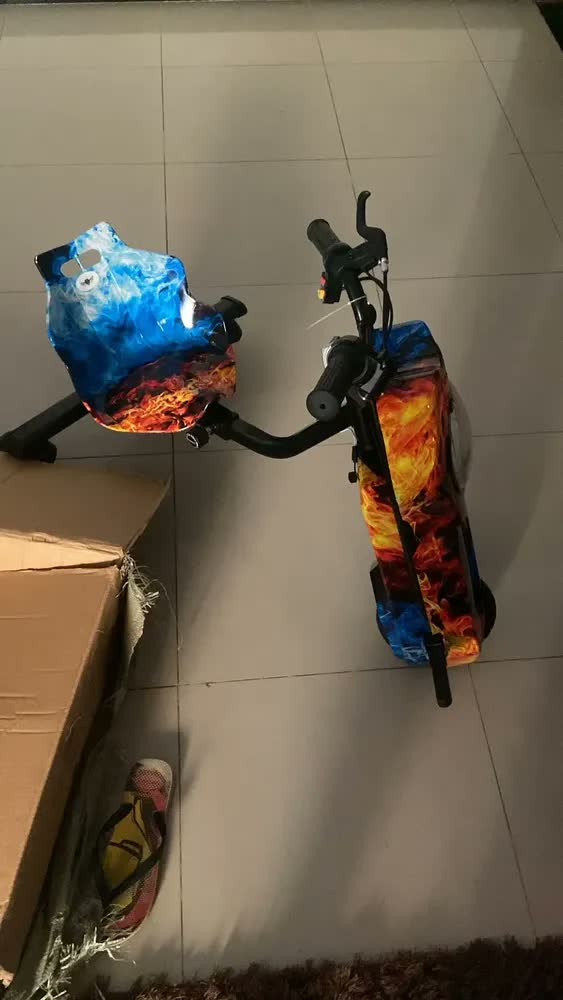 foto de Triciclo Elétrico Drift Com Led 3 Velocidades 250w Bluetooth