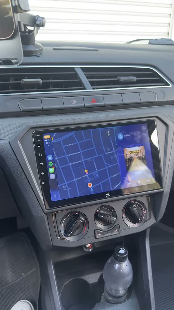 foto de Central Multimídia Android 13 com Carplay e Auto para Carro