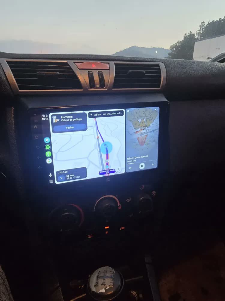 foto de Central Multimídia Android 13 com Carplay e Auto para Carro