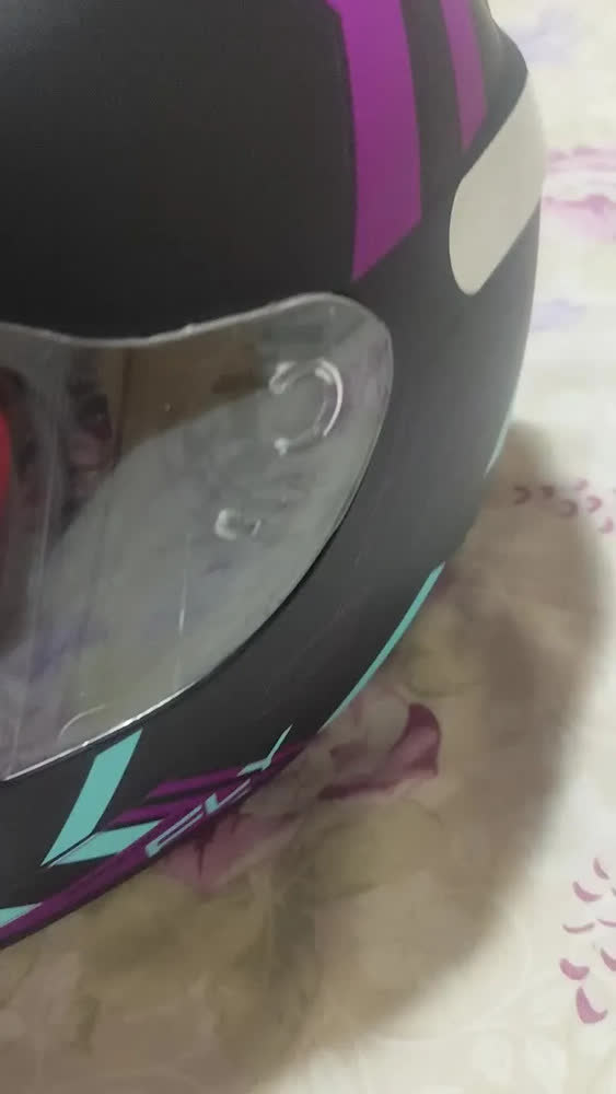 foto de Capacete Moto Fechado Fly F9 Hg Pitstop Fosco Unissex