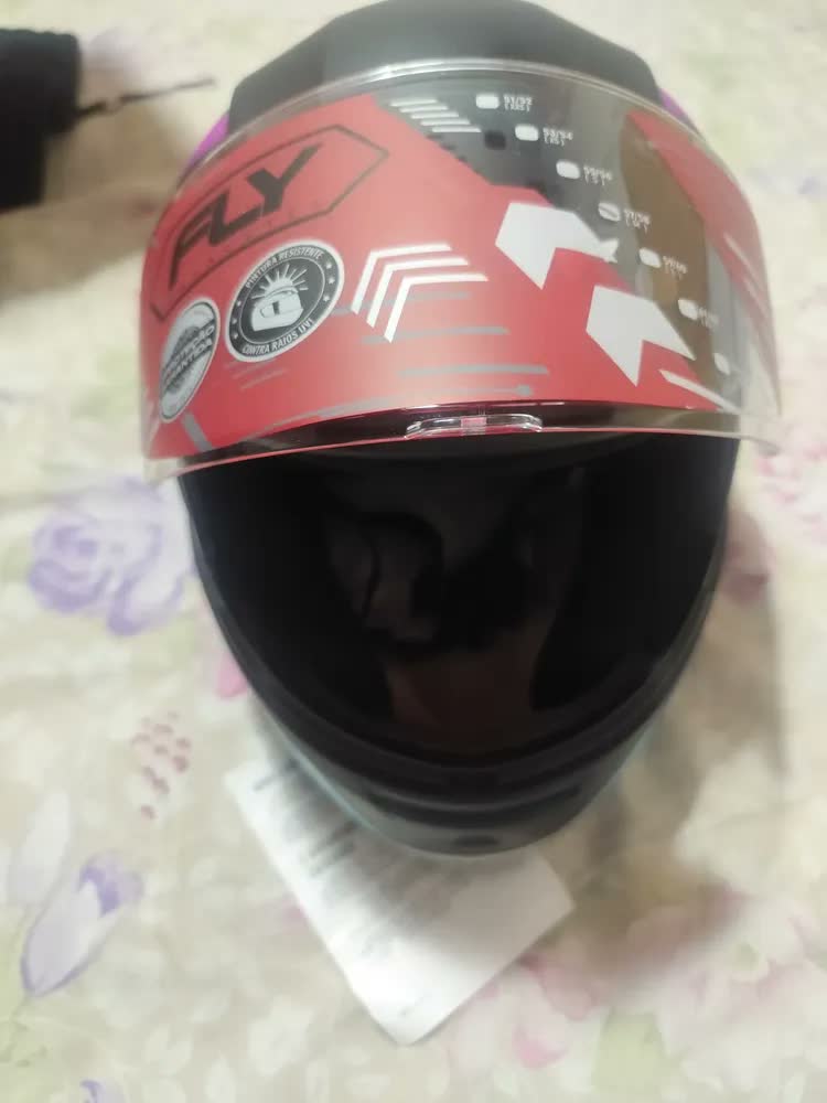 foto de Capacete Moto Fechado Fly F9 Hg Pitstop Fosco Unissex