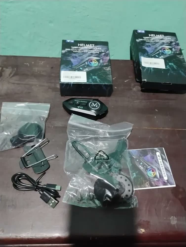foto de Intercomunicador Bluetooth Capacete Comunicação Jzaq Y12 5.3