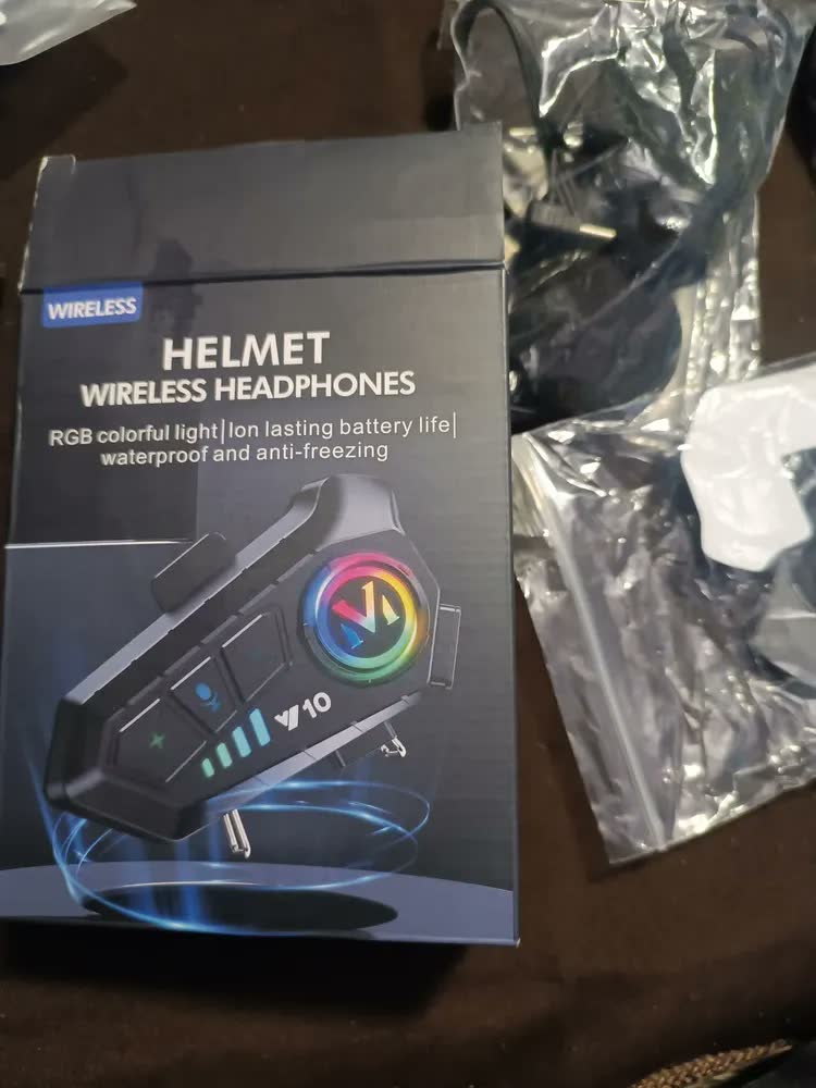 foto de Intercomunicador Bluetooth Capacete Comunicação Jzaq Y12 5.3